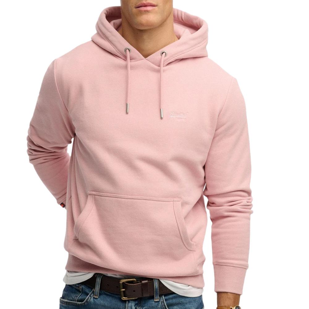 Sudadera Superdry Essential Logo Rosa barato