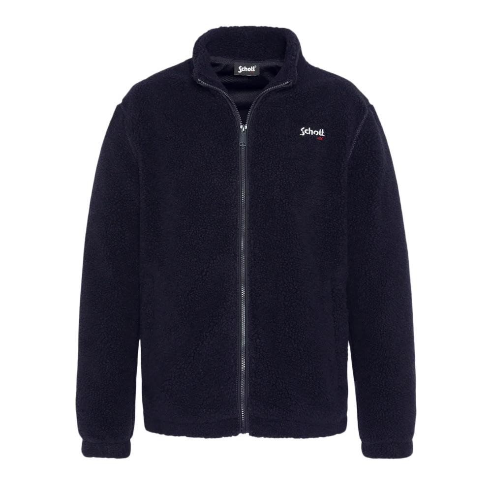 Veste Sherpa Marine Homme Schott Sherpa PLARTIC pas cher
