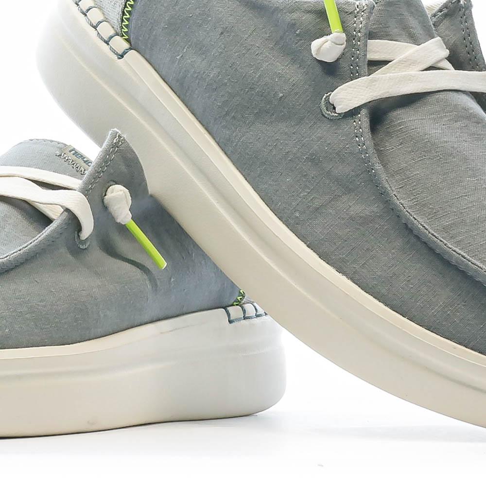 Hey Dude Wendy Rise Grey/Blue Women's Shoes Photo of the Espace des Marques %store% store - view of %key%
