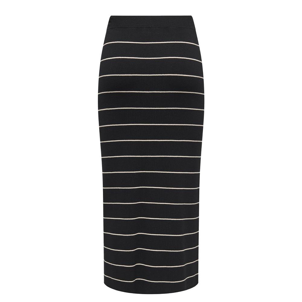 Women's Black Stripe Skirt JDY Bloom Photo of the Espace des Marques %store% store - view of %key%