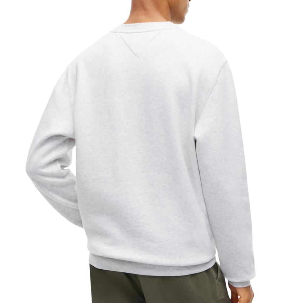 Sudadera gris para hombre Tommy Hilfiger Badge Crew ver 2