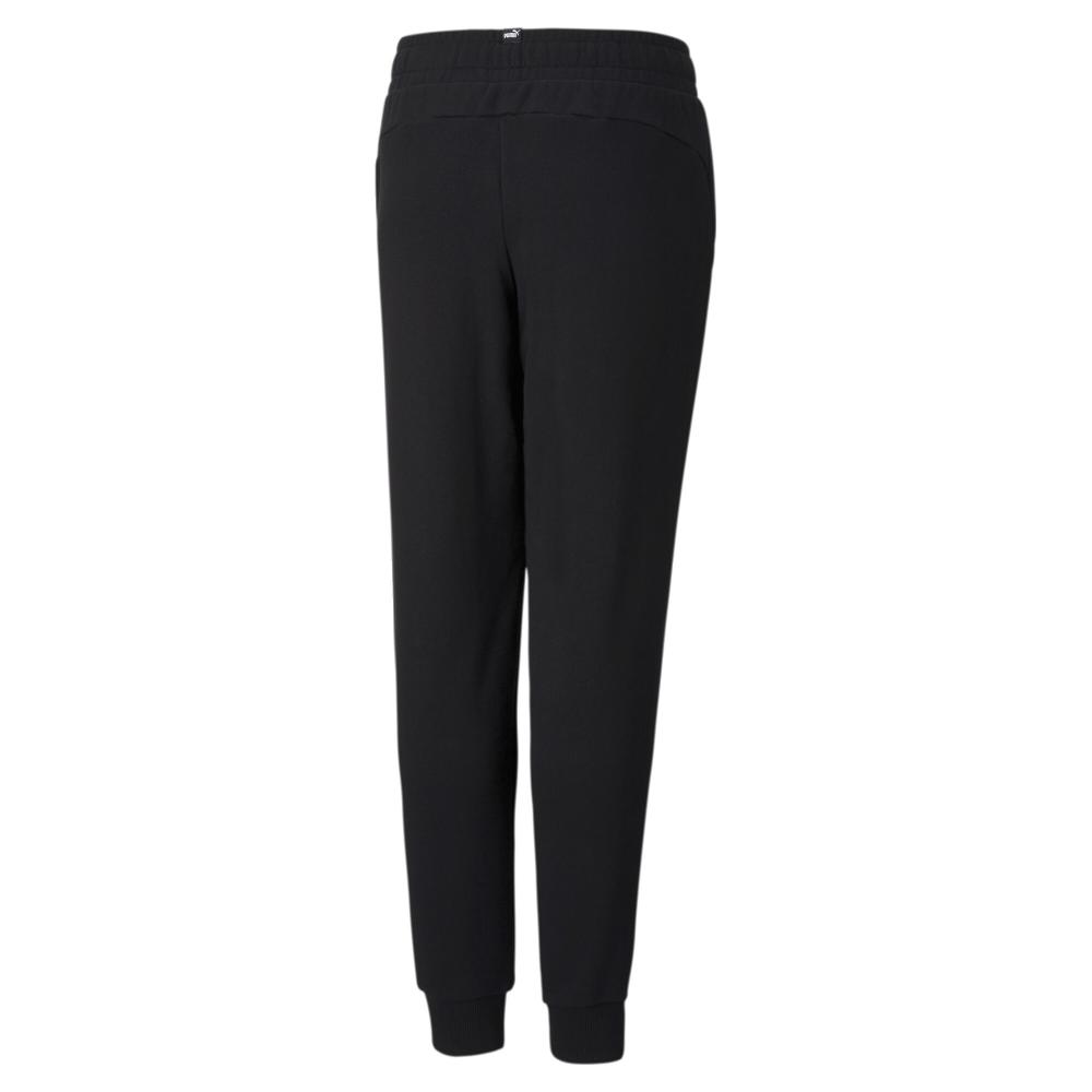 Jogging Noir Garçon Puma Essential Logo vue 2