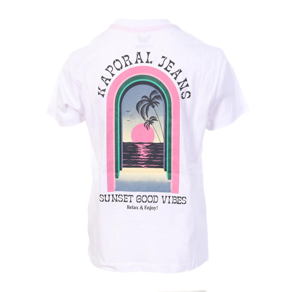 T-Shirt Blanc Garçon Kaporal OGLYE vue 2
