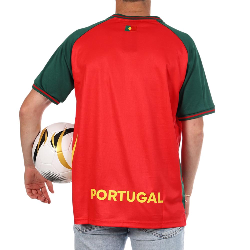 Camiseta roja mixta de aficionado de Portugal Sport Zone ver 2