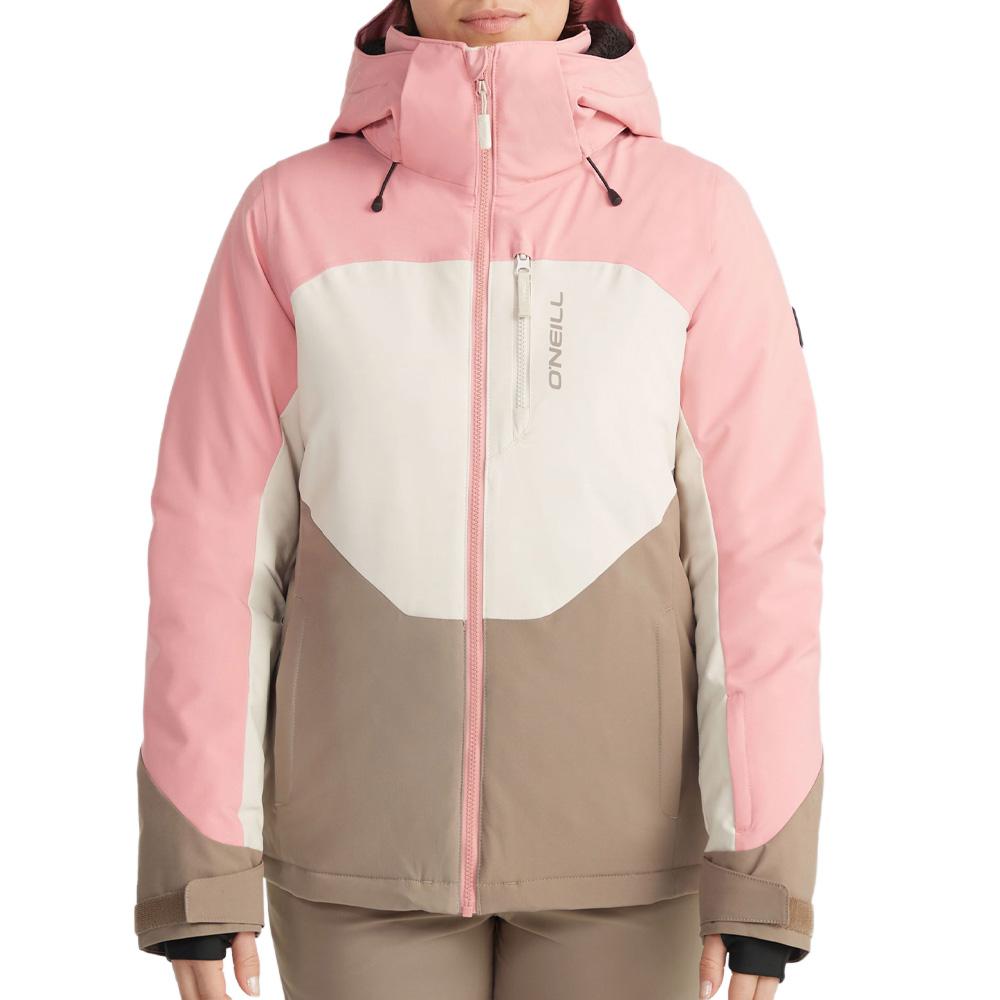 Veste de ski Rose/Taupe/Blanc Femme O'Neill Carbonite pas cher