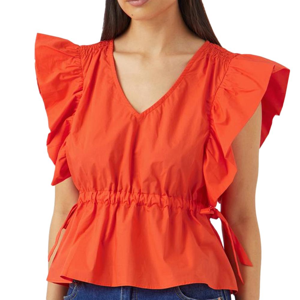 Blouse Rouge Femme YAS 26037290 pas cher