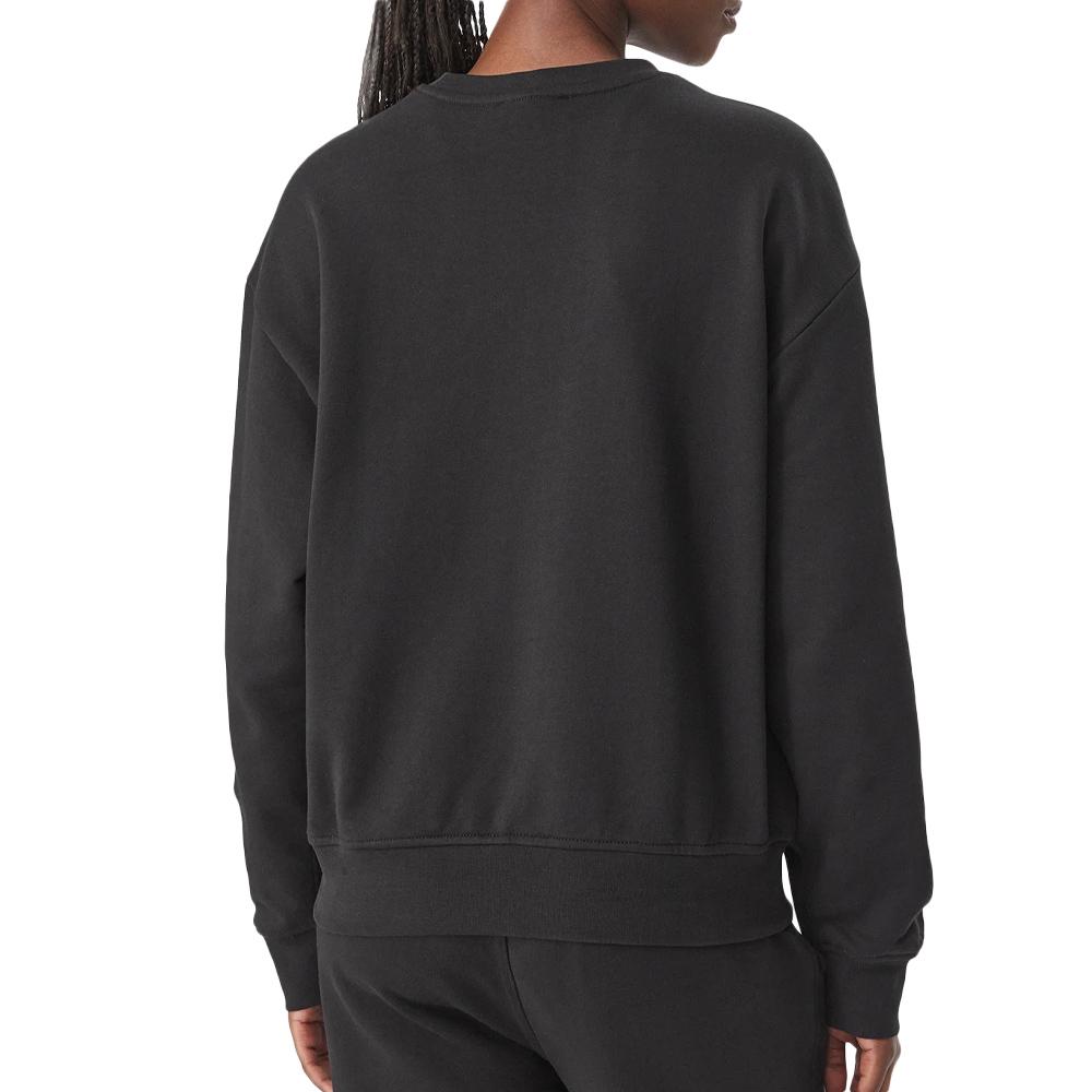 Schwarzes Sweatshirt für Damen von Calvin Klein Jeans Monogram Ansicht 2