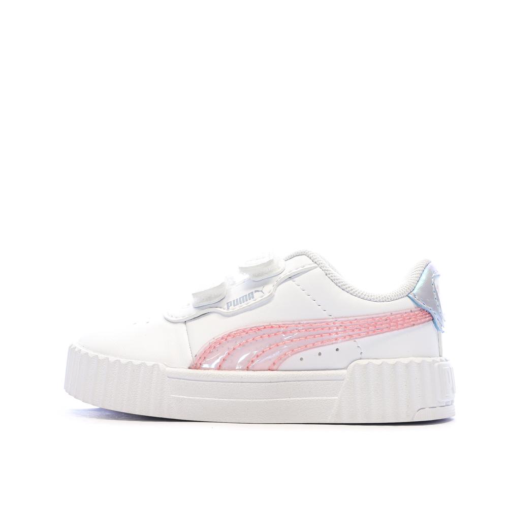 Girl's white trainers Puma Carina 3.0 Blurry Dr affordable