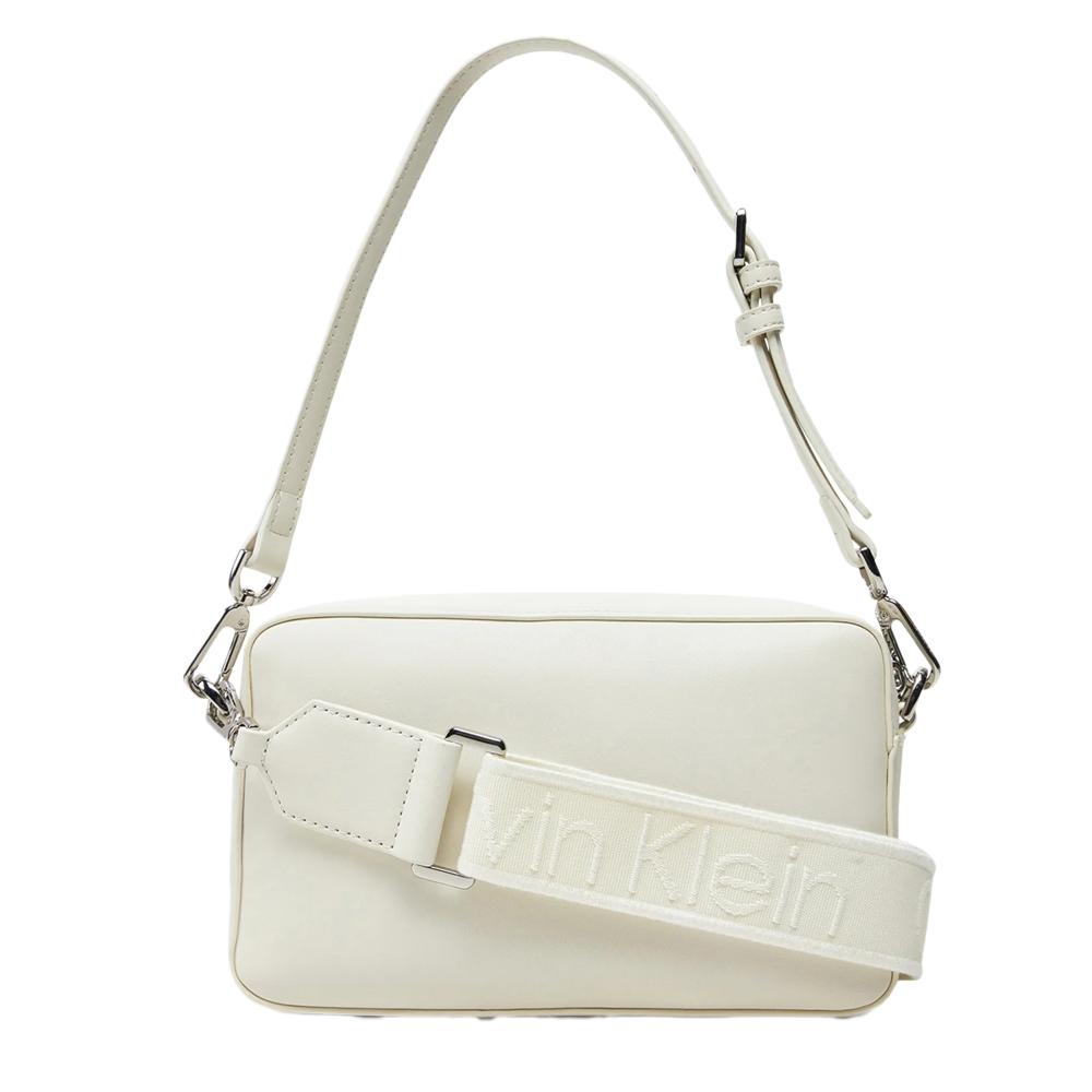 Women's Ecru Handbag Calvin Klein Jeans Ck Must Convertible Photo of the Espace des Marques %store% store - view of %key%