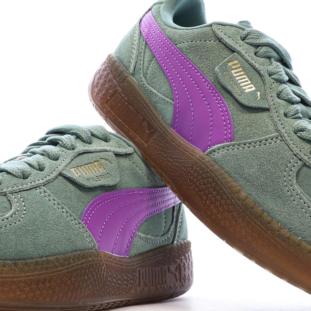 Puma Palermo Moda Xtra Gum Women’s Dark Green Trainers Photo of the Espace des Marques %store% store - view of %key%