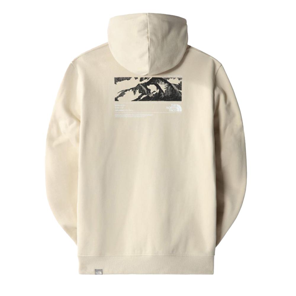 Beiges Herren-Kapuzen-Sweatshirt „The North Face Coordinate“ Ansicht 2
