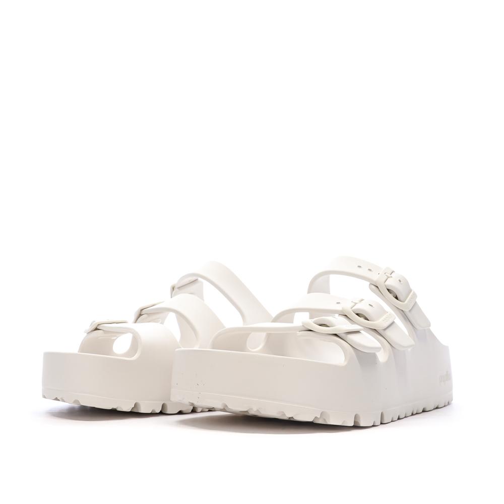Weiße Sandalen Frau Birkenstock Florida Ansicht 6