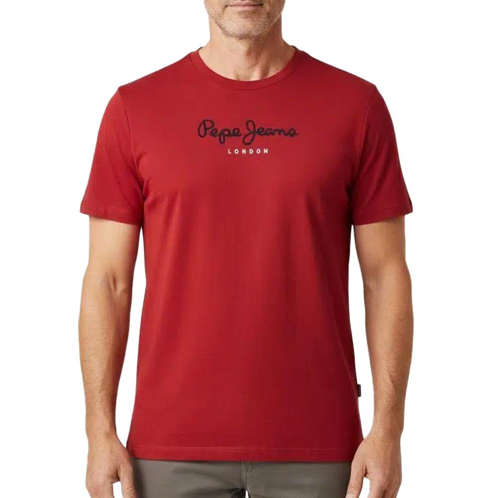 Camiseta burdeos hombre Pepe jeans Eggo barato