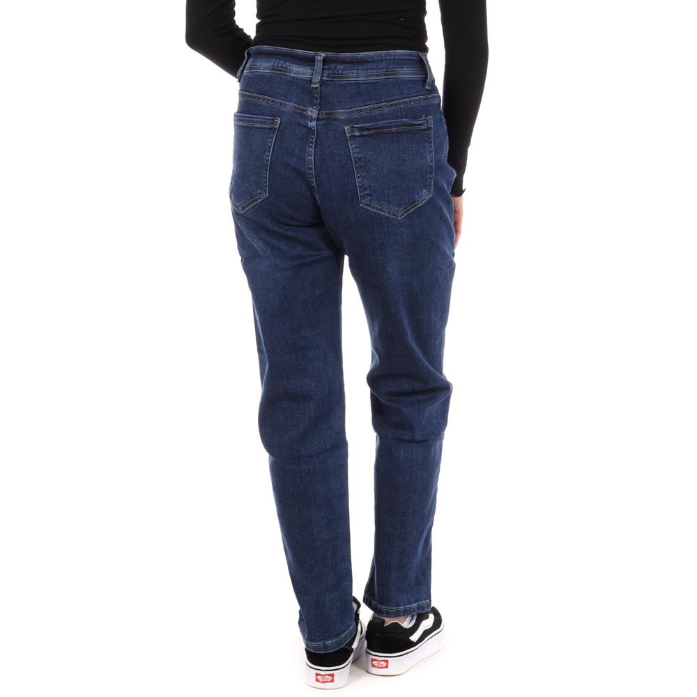 Jean Droit Bleu Femme Monday Premium 1833 vue 2