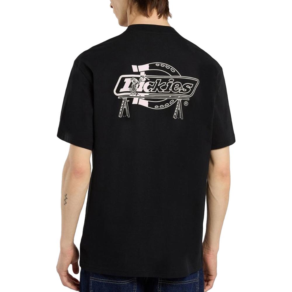 Camiseta Dickies Statesville Negra Hombre ver 2