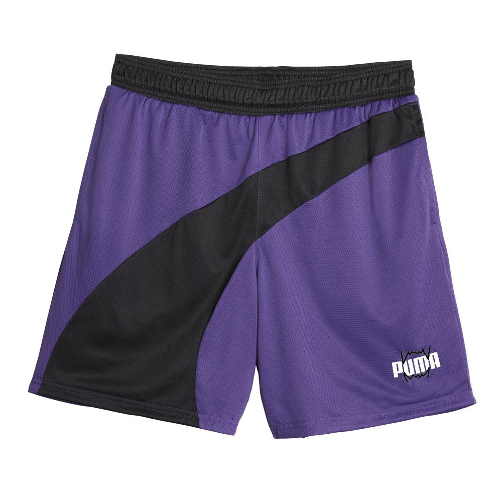 Pantalón corto negro/violeta para hombre Puma Flare barato