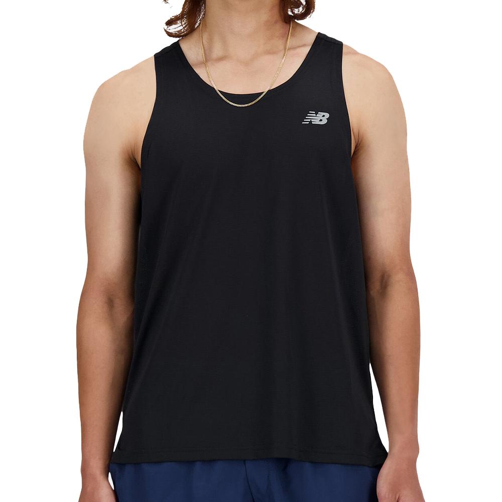Men's Black New Balance Singlet affordable