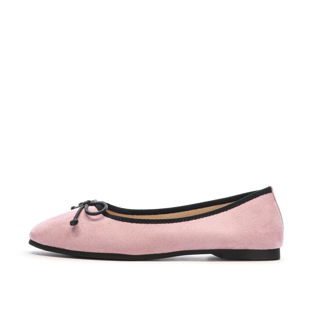 Women's Pink/Black Ballerinas Xti 143682 affordable