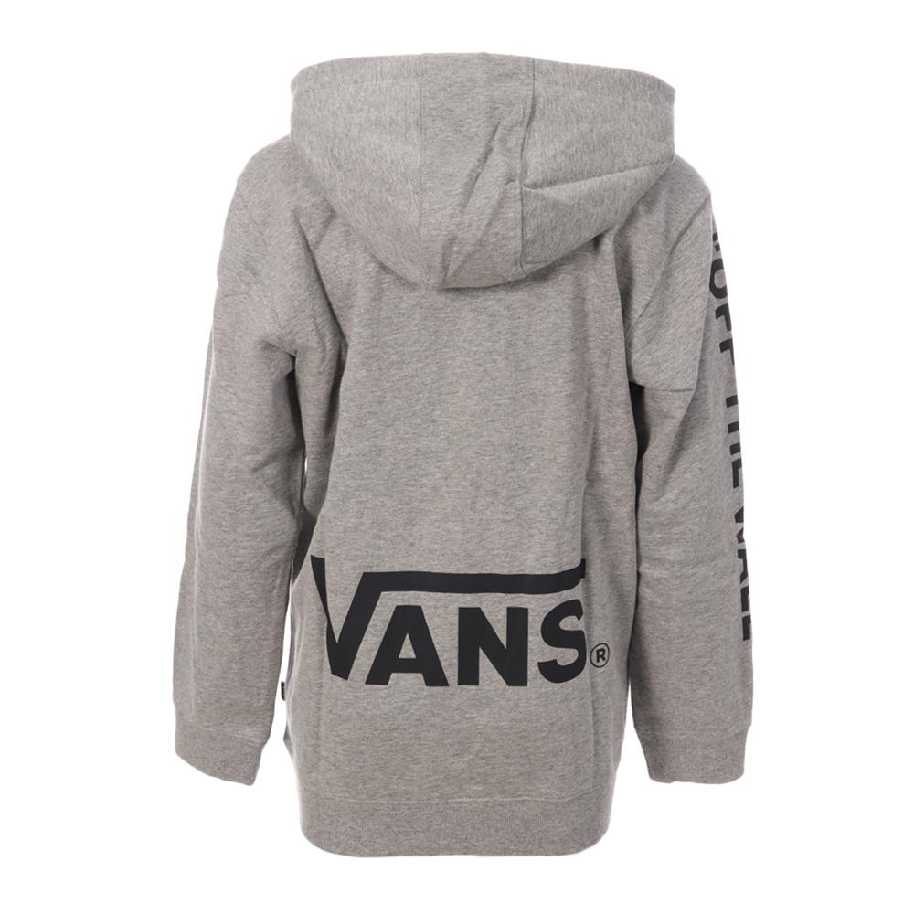 Sudadera Gris Niño Vans Logo Fleece Hoodie Heather ver 2