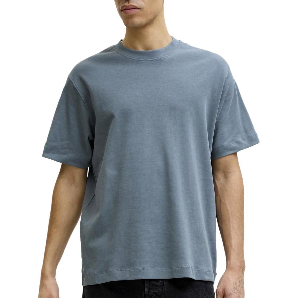T-Shirt Blau Mann Jack & Jones Neck günstig