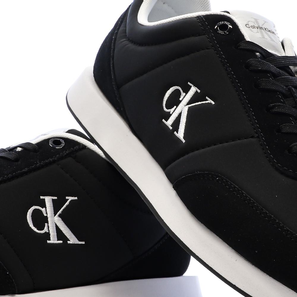 Baskets Noir Homme Calvin Klein Jeans Retro Runner vue 7