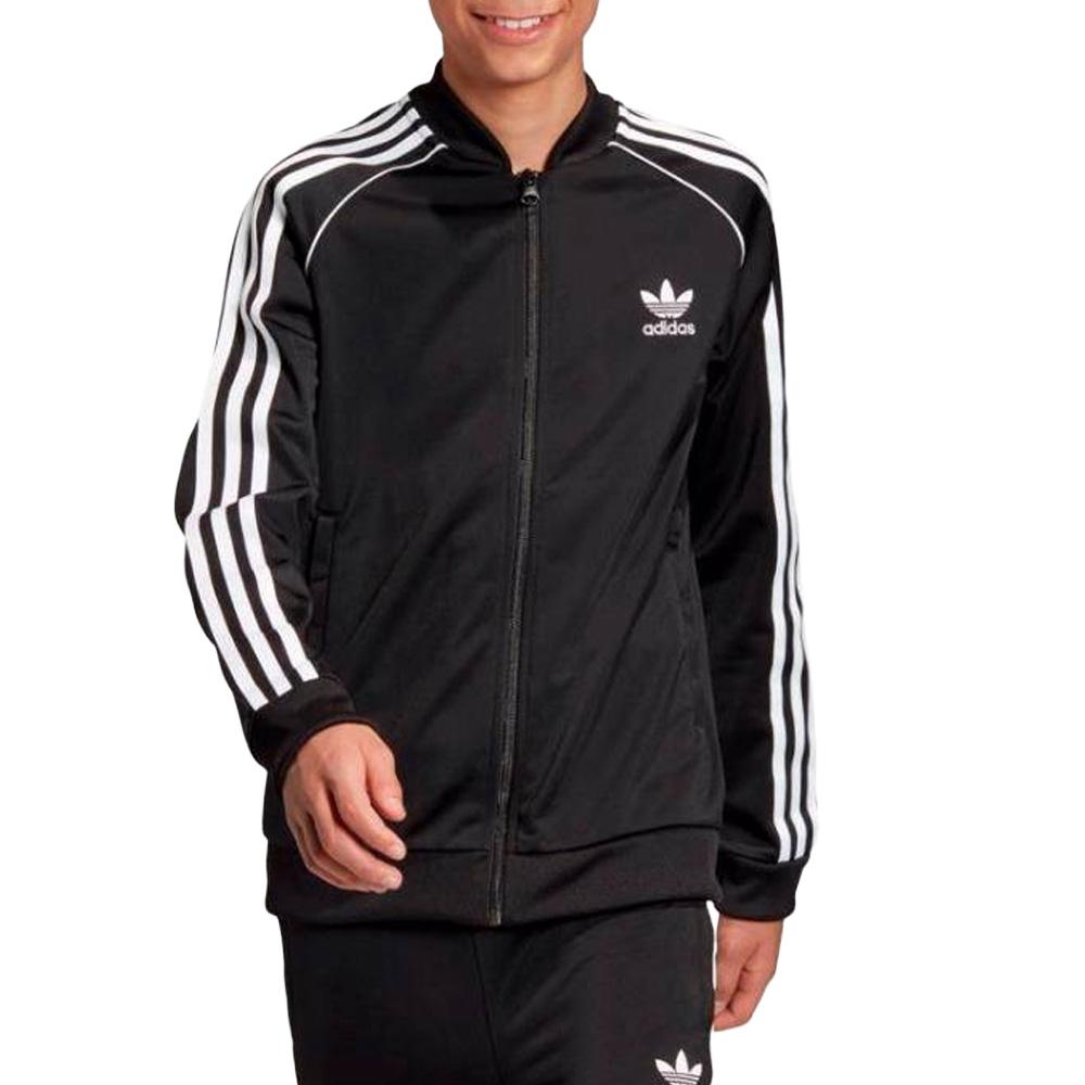 Veste Noire Garçon Adidas Sst Top pas cher