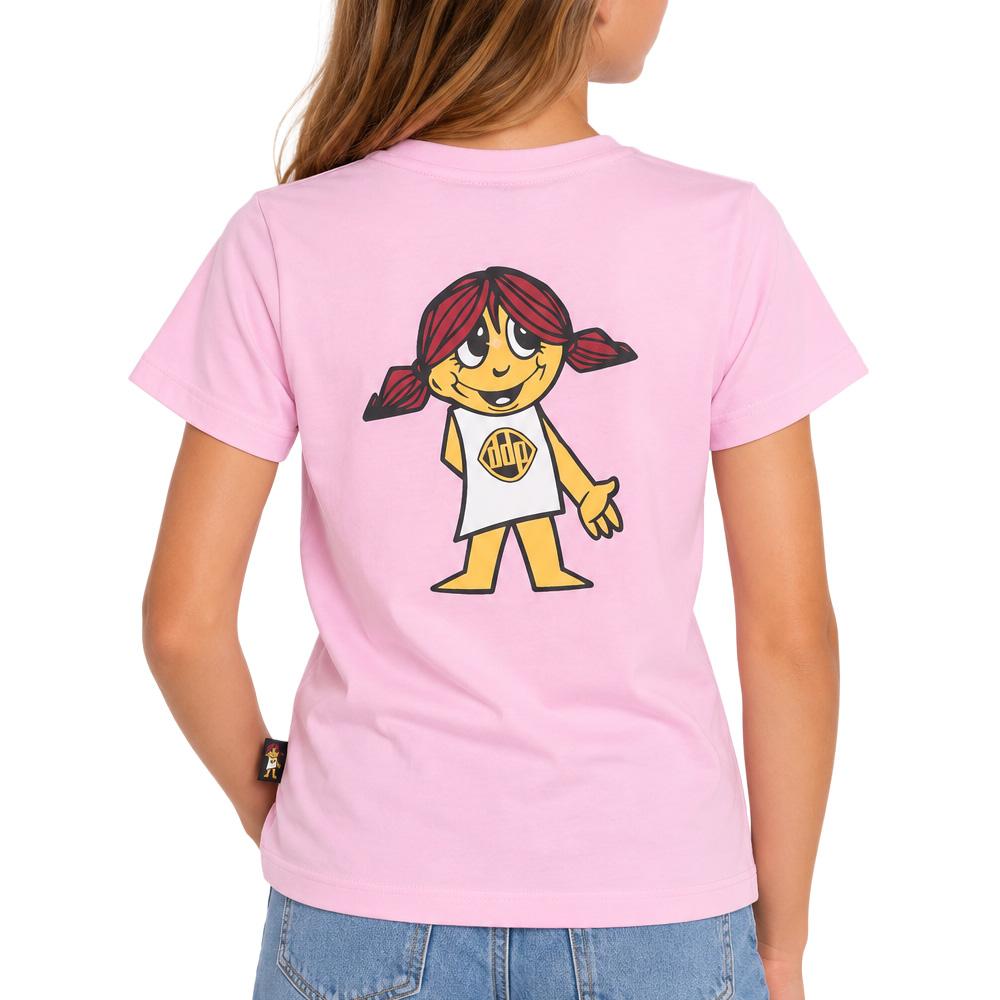 Camiseta rosa para niña DDP Shirt ver 2