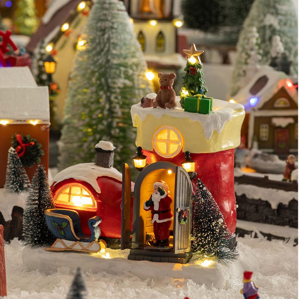 Christmas Village with illuminations Atmosphera Morn Photo of the Espace des Marques %store% store - view of %key%