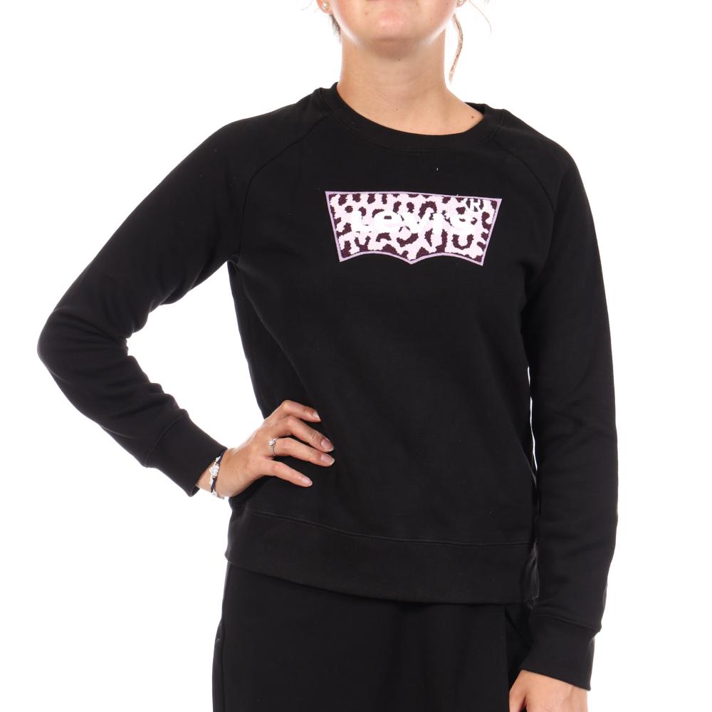 Levi’s Girls’ Black Sweatshirt 4EB939 affordable