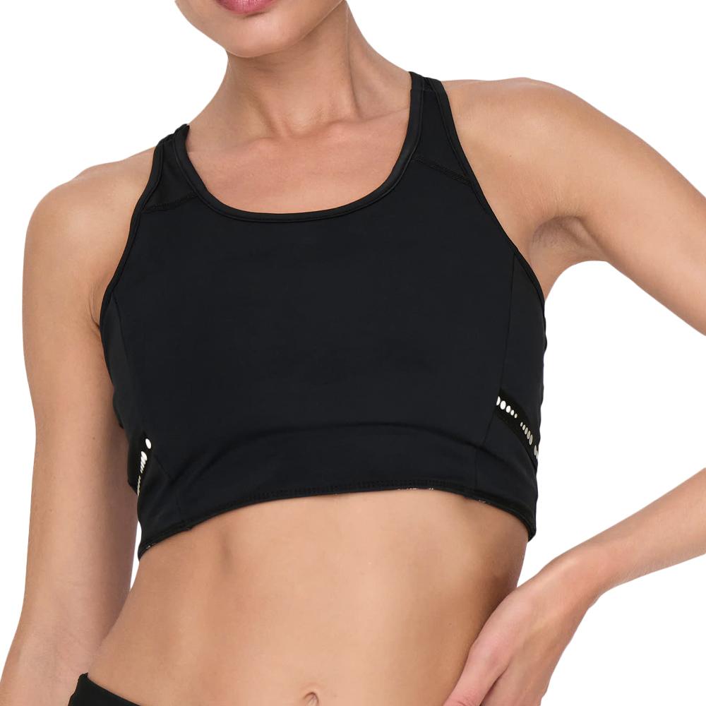 Brassière de Sport Noir Femme ONLY PLAY 2 Reverse pas cher