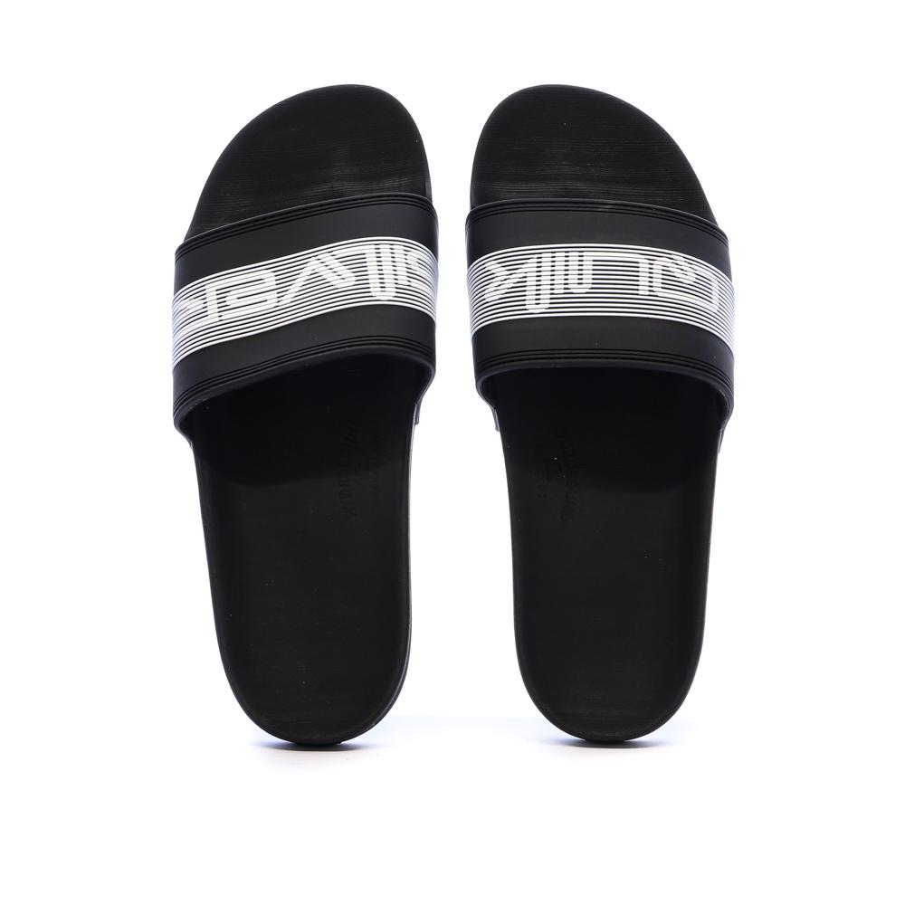 Claquettes Noires Homme Quiksilver Wordmrksld vue 3