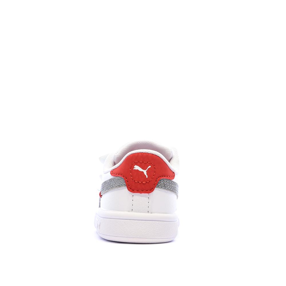 Zapatillas blancas para niño Puma Smash 3.0 Mid 9 ver 3
