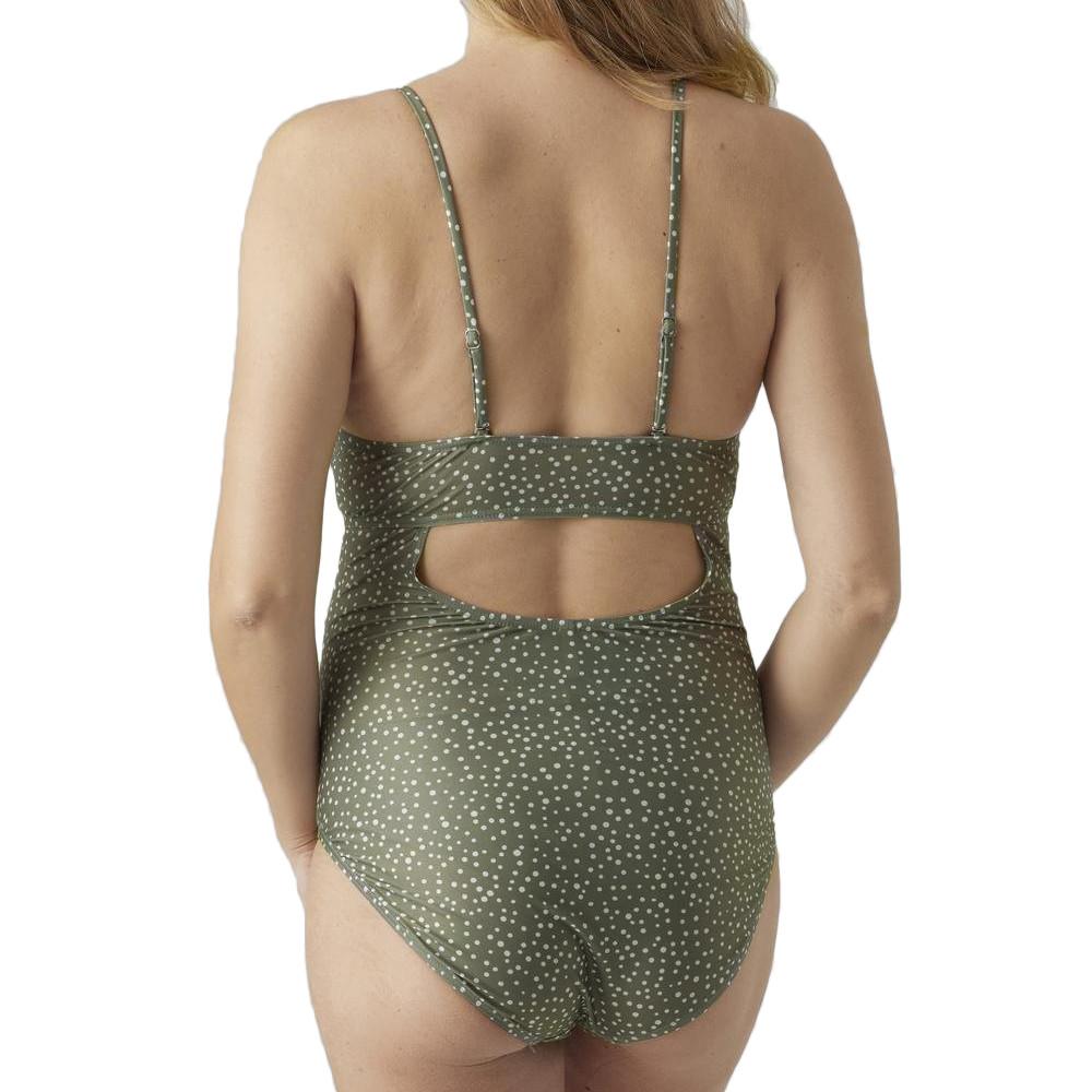 Women's Khaki Pregnancy Swimsuit Mamalicious Panilla Photo of the Espace des Marques %store% store - view of %key%