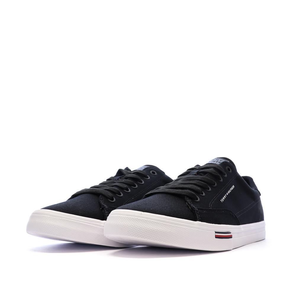 Baskets Noires Homme Tommy Hilfiger Vulc Core Rwb vue 6