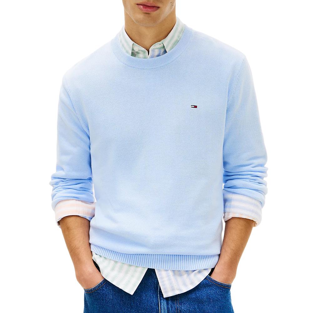 Blauer Herrenpullover von Tommy Hilfiger, Tjm Slim Ess günstig