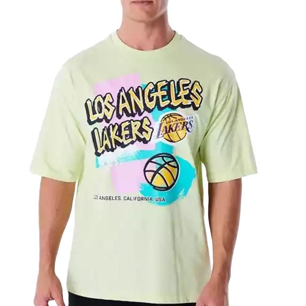 T-Shirt Vert Homme New Era Retro pas cher