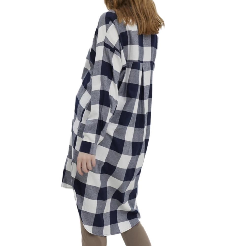 Marine/Weißes Kleid für Frauen Vero Moda MarternityKelly Ansicht 2