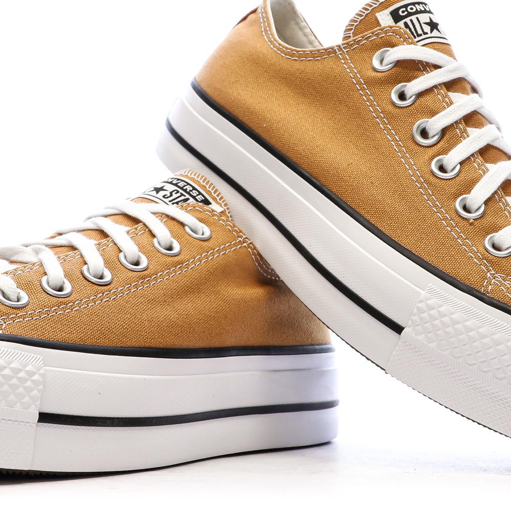 Sneakers Senf Frau Converse Chuck Taylor All Star Lift Ansicht 7