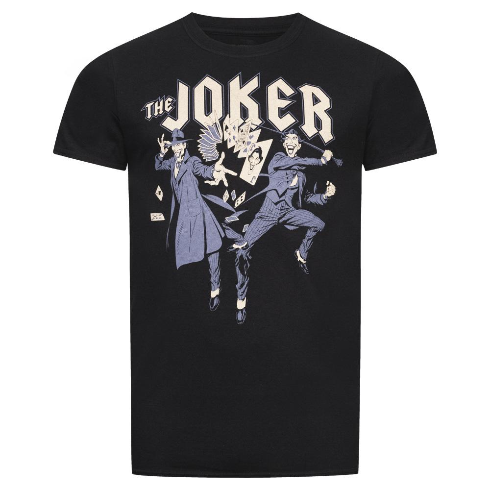 Camiseta negra unisex con motivos de cómic del Joker para hombre barato
