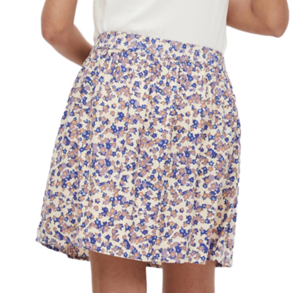 Jupe Beige/Violette Femme Mamalicious Celia vue 2