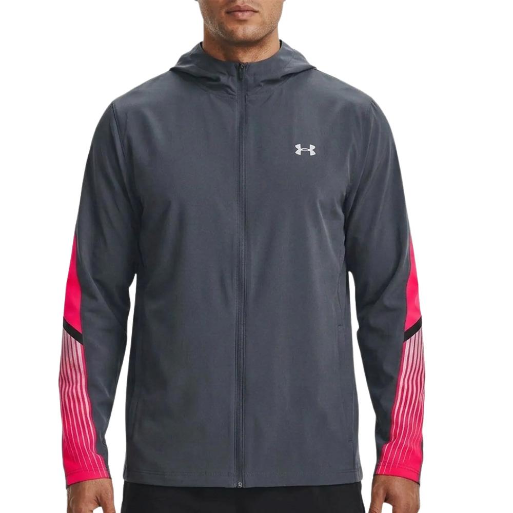 Under Armour Velociti Men’s Grey/Pink Tracksuit Jacket affordable