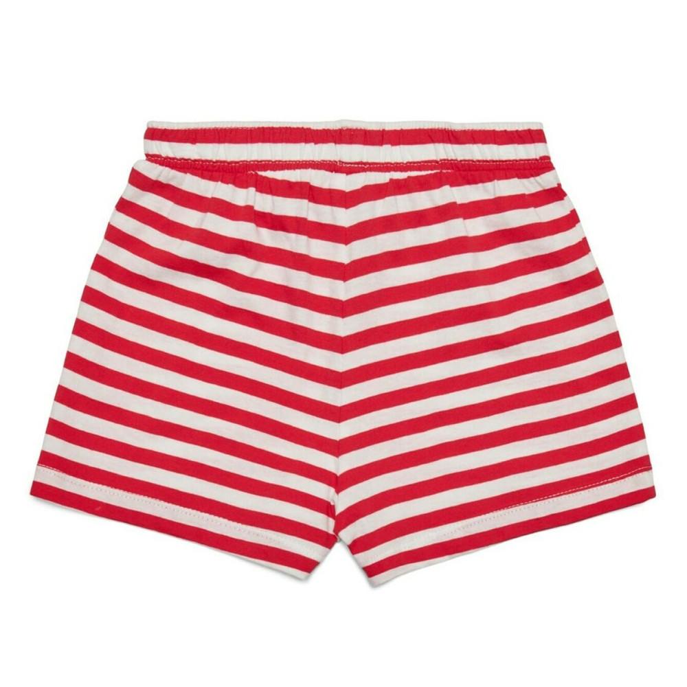 Pantalón corto de rayas rojas para niña Kids Only May ver 2