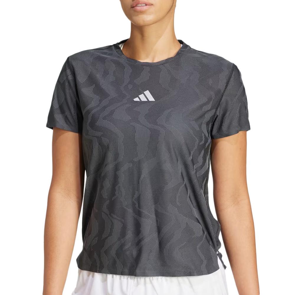 T-Shirt de Running Noir Femme Adidas Ultimate CLIMACOOL+ pas cher
