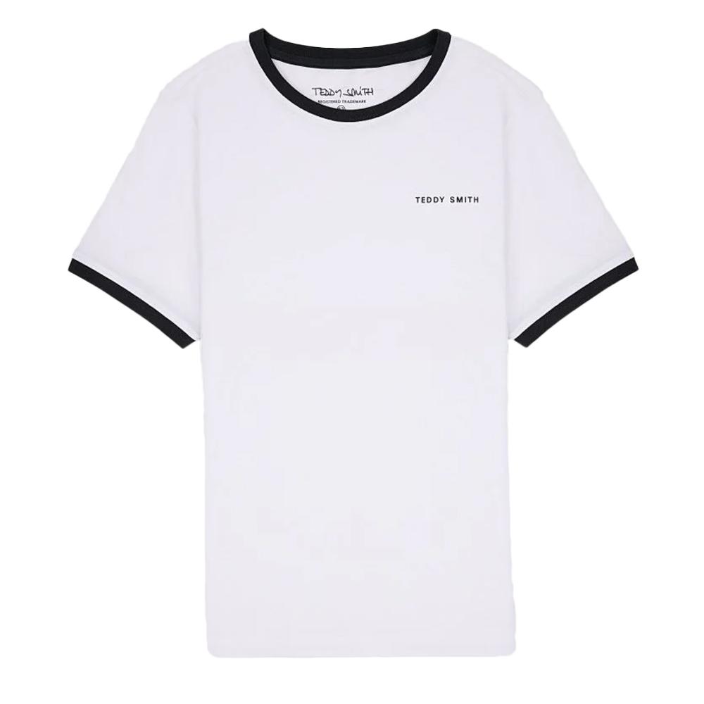 Teddy Smith Boy's White T-Shirt 61007493D affordable