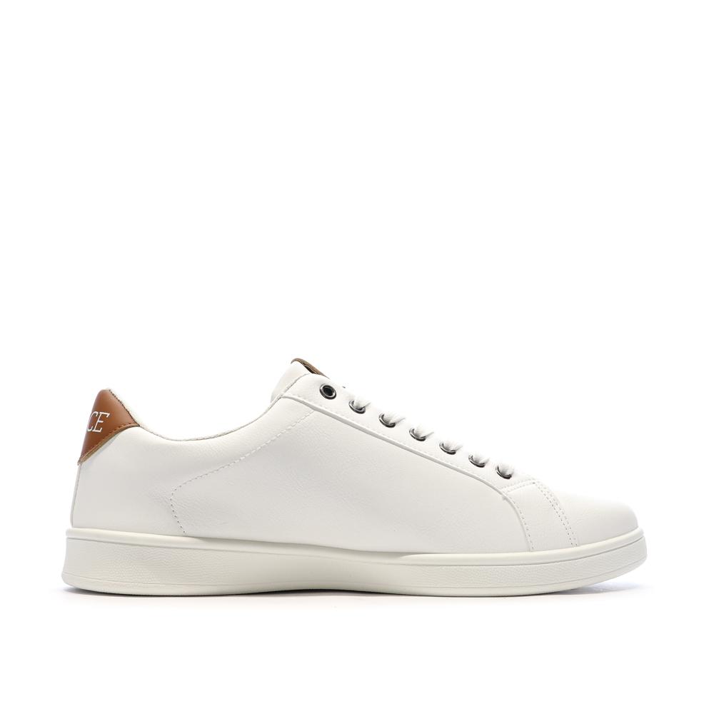 Baskets Blanches/Camel Homme US Polo ASSN High-top vue 2