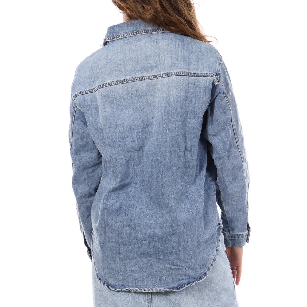Hemd Blau Frau Monday Premium LV256 Ansicht 2