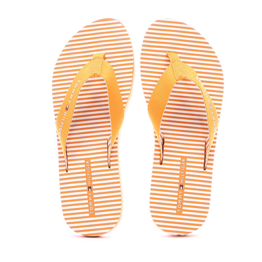 Tongs Orange/Blanches Femme Tommy Hilfiger Ithaca vue 3
