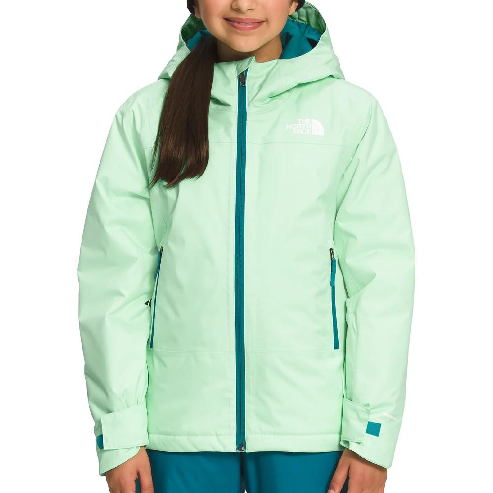 Girl's green ski coat The North Face Freedom Insulated affordable