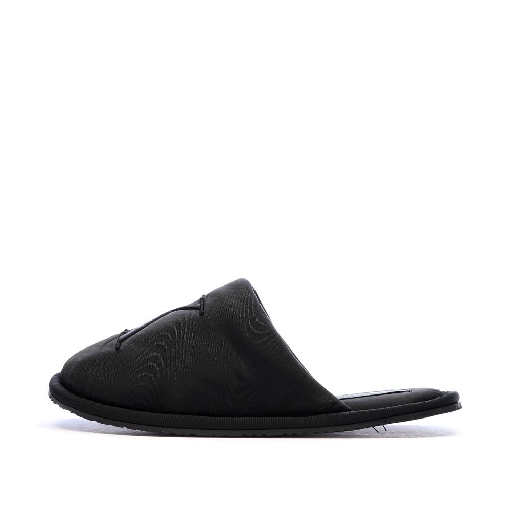 Women's Black Slippers Calvin Klein Jeans Slipper Satin Moire affordable