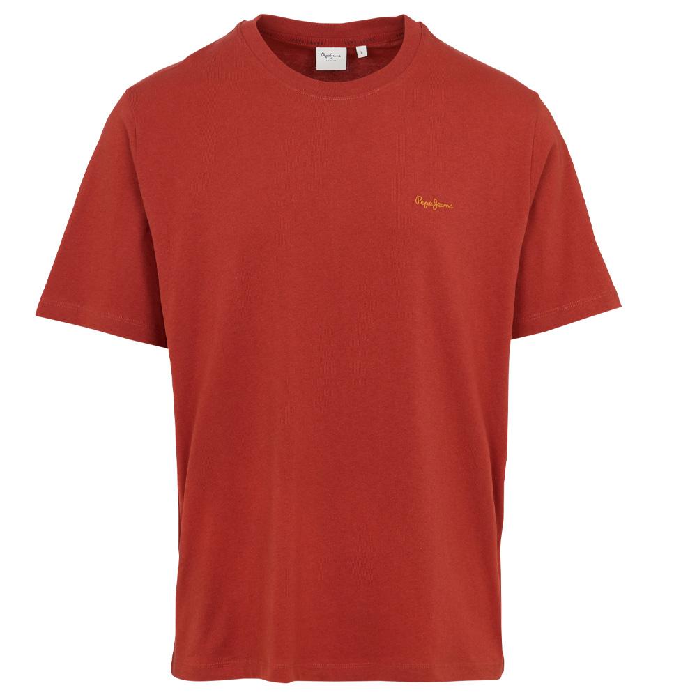 Men’s Red T-shirt, Pepe Jeans Contrast Connor Photo of the Espace des Marques %store% store - view of %key%